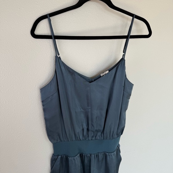 Cinq a Sept Amia Twill Jumpsuit Blue Business Casual Evening Party Women’s - Picture 3 of 14